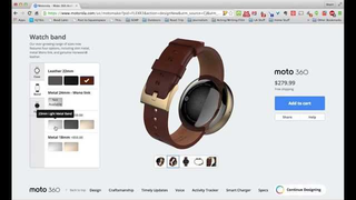 Moto Maker for the Moto 360 Hands-On: Pretty Watch Gets Prettier